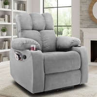 Helios Manual Cup Holder Pocket-Grey