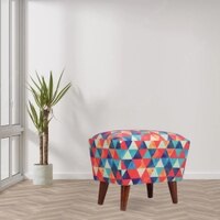 Celeste Solid Wood  Ottomon in  Multicolor Colour