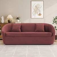 Davis Fabric Sofa (Pink)