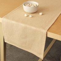 Addyson Beige Cotton 13 x 59 Inches Table Runner