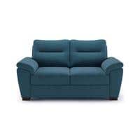 Adelaide Luxe 2 Seater Fabric Sofa in Colonial Blue Colour