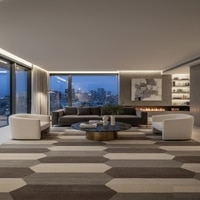 Oslo Chevron Stripe Carpet 5 X 7