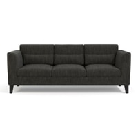Lewis Sofa Set (Colour : Graphite Grey, Cushion : Hard, Seater : 3+1+1)