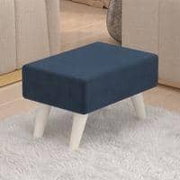Midase Engineered Wood Multipurpose Ottoman in Blue Colour