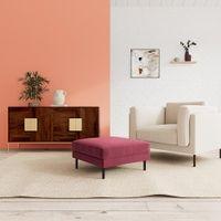 Munich Ottoman Color in Maroon