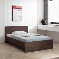 Leona Bed Without Storage in Choco Walnut Finish