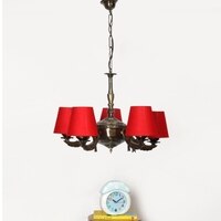 Devansh Steel Wall Mounted Lamp With Beige Jute Shade