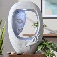 White Face Shower Water Fountain