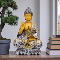 VEDAS Polyresin  Figurine in Brown Colour