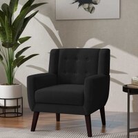Derel Accent Chair in Black Colour