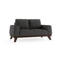 Granada Essential 2 Seater Fabric Sofa in Steel Colour