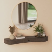 Rhine Wall Shelf In Danish Walnut Finish