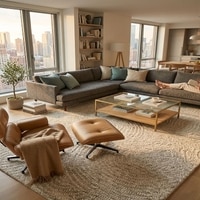 Serene Swirl Carpet Size 7.6x5.3 ft.