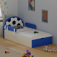 Sweet Slumber Toddler Bed in Football Theme