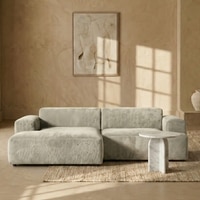 Sophisticated Wood Right Aligned 2-Seater With Upholstery Non Storage Sofa In Grey Colour