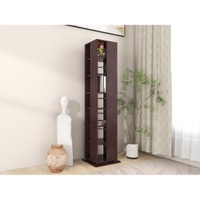 Shimada Engineered Wood  Bookshelf in Columbian Walnut Finish