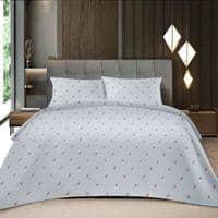 Threads Silky Touch Premium Super King Size Flat Bedsheet 275 x 275 cms