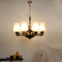 Devansh Gold Antique Wall Mounted Lamp With Beige Jute Shade