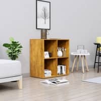 Hexa Engineered Wood Bookshelf Multipurpose Storage Rack in Giant Wood Colour