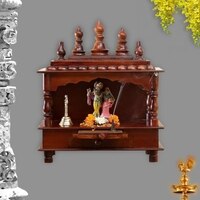 D'Dass Sheesham and Mdf Wooden Home Temple For Pooja Mandir For Home