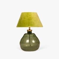 Vera Handicrafted Table Lamp in Green and Printed Colour
