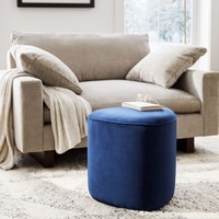 Tri Series Pouffe in Blue Colour
