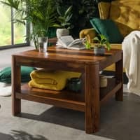Dolji Solid Sheesham Wood Coffee Table In Provincial Teak Finish