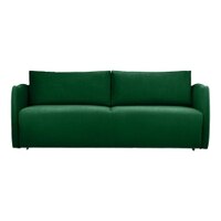 Vantella 3 Seater Fold Out Sofa Cum Bed In Green Colour