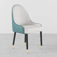 Lili Accent Chair in Cream & Blue Colour