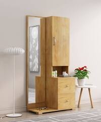 Hexa Red Wooden Dressing Table in Giant Wood Colour