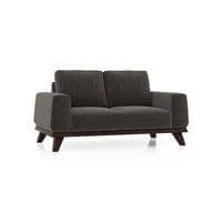 Granada Premium 2 Seater Fabric Sofa in Smoke Colour