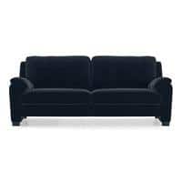 Farina Sofa Set (Colour: Sea Port Blue Velvet, Seater: 3+2+1+1)