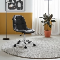 Beautiful Leatherette Dining Chair in Black Colour
