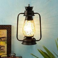 Cybil Multicolor Metal Wall Mounted Lantern Lamp