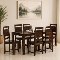 Athena 6 Seater Dining Set In Provicial Teak