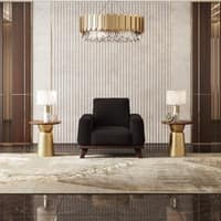 Granada Premium 1 Seater Fabric Sofa in Deep Brown Velvet Colour