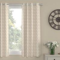 Shia Geometric Pack of Single Regular Window Curtain