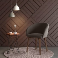 Meryl Lounge Chair in Dark Grey Colour