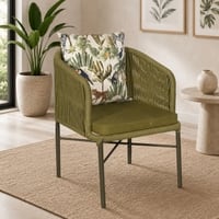 Garden Comfort Chair In Black Finish