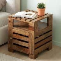 Harvey Side Table - Teak Finish