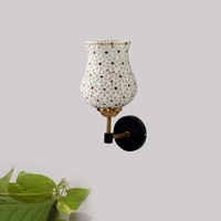 Devansh Metal Electric Wall Light in Black Colour with Multi Shade Count of 1 Light