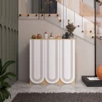 Nextstep Arkane Shoe Rack Maple Finish