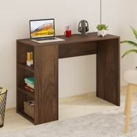 Bluewud Radisso Mini Engineered Wood Studytable In Brown Maple Finish