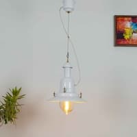Sailor White Metal Single Hanging Pendant  Light