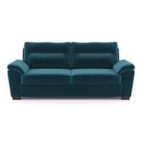 Adelaide Premium 3 Seater Fabric Sofa in Indigo Blue Colour