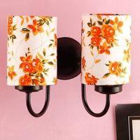 Jaimison Multicolour Fabric Wall Light