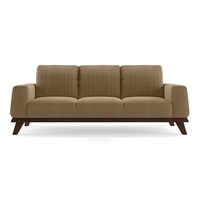 Granada Sofa Set (Colour: Fawn Velvet, Seater: 3+1+1)