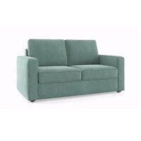Apollo Compact Sofa Set (Colour : Dusty Turquoise Velvet, Cushion : Hard, Back Type : Regular, Seater : 2+1+1)