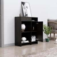 Hexa Red Multipurpose Storage Cabinet With 1 Drawer 1 Door in Flower Wenge Colour