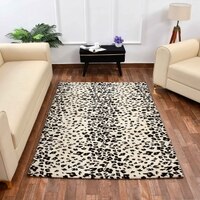 Multicolor Abstract Machine Made Polyester 2 X 5 Feet Carpet